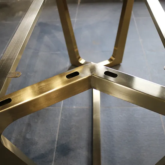 Dining Restaurant Desk Feet Industrial Coffee Metal Stainless Steel Dining Table Frame