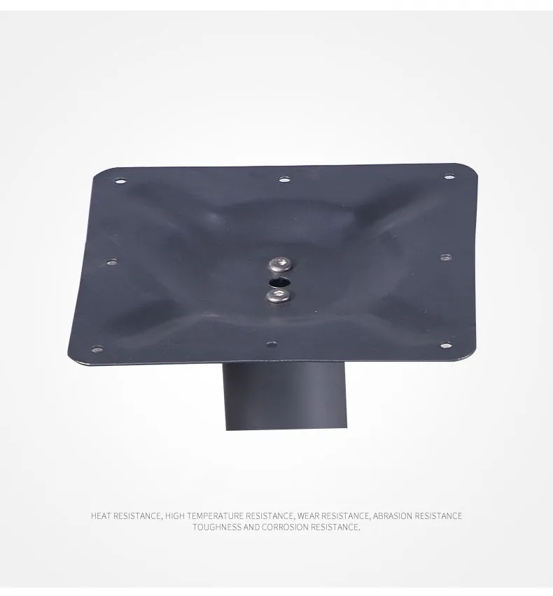 Round Marble Glass Furniture Restaurant Steel Metal Table Base