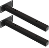 Floating Shelf Bracket Decorative Industrial Iron Black Wall Shelving Bracket
