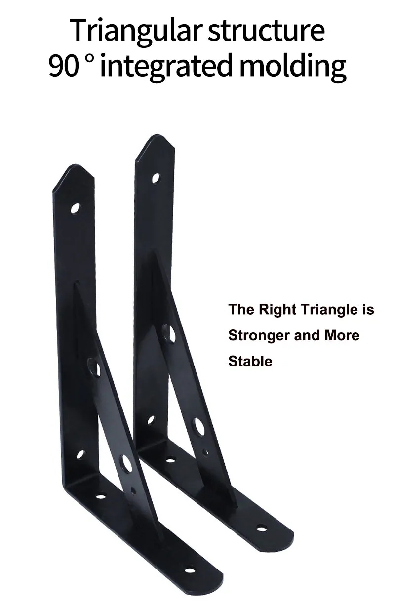Thickened Wall Shelf Support Fixed Partition Triangle Bracket
