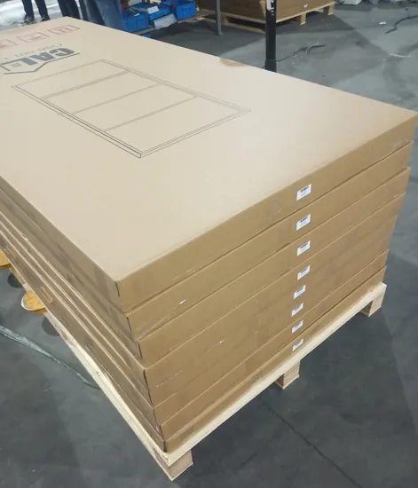 Modern 4 Lites Black Carbon Steel Frame Glass Barn Door Leaf