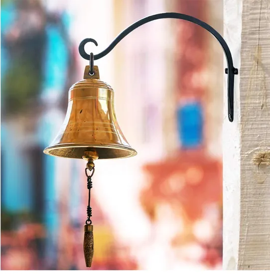 Flower Basket Wind Chime Lantern White Plant Hooks Outside Hanging Plant Bracket