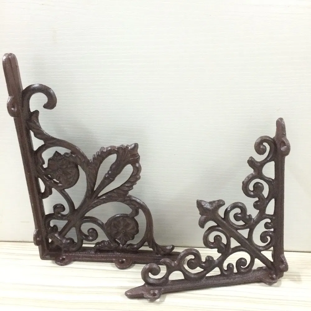 Custom High Quality Antique Triangle Cast Iron Wall Bracket