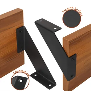 Metal Steel Shelf Brackets L Wall Bracket with Screw for Brace Industrial