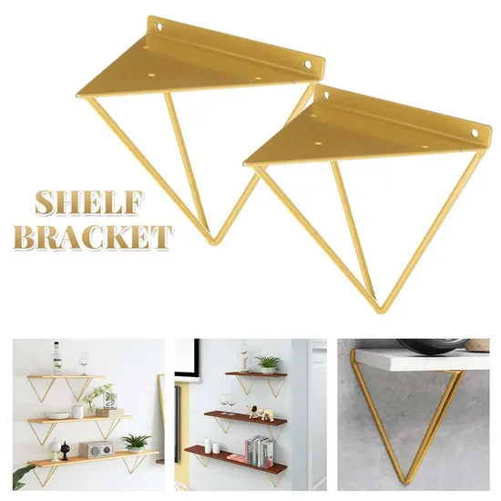 Metal Heavy Support Plank Wall Mounted Bench Table Folding Shelf Bracket