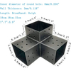 Metal Right Angle Corner Bracket Kit for Wood Beams Gazebo Pergola Kit