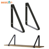 Shelf Brackets Rustic Black Shelf Bracket Iron Shelf Bracket