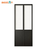 Steel Frame Sliding Glass Door Double Grid Door