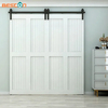 Saves Space Bi-Folding Sliding Barn Door Hardware Closet Rail Roller Accessory