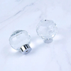 Plane Fillister Head Cupboard Door Handles with Crystals Knobs Glass Cabinet Handles