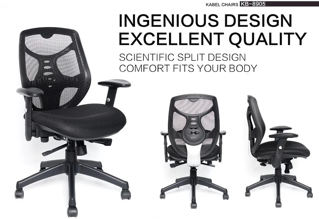 Type B Good Quality Classic Models Black Fabric Office Chair