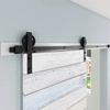 Spoke Wheel Interior Sliding Barn Door Hardware Kit