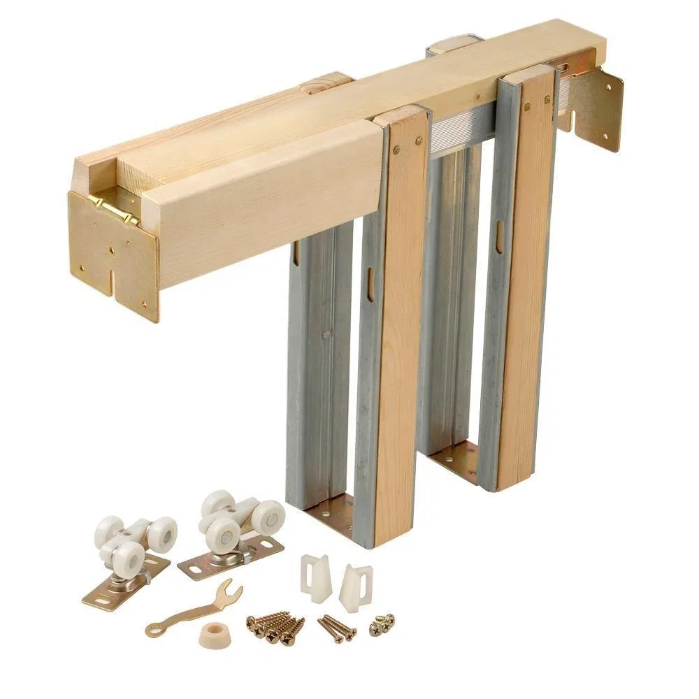Steel Sliding Wholesale Barn Door Hardware System Concealed Sliding Door Hardware