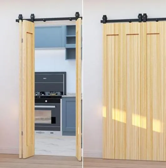 New Design for Bi-Folding Sliding Barn Door Hardware