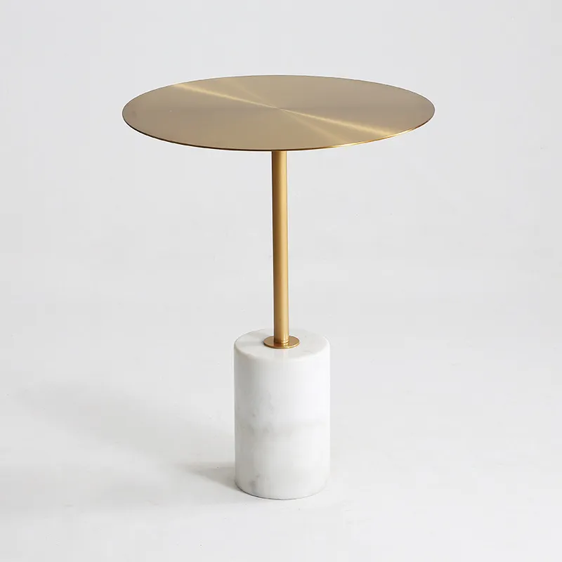 Coffee Table Balcony Living Room Small Round Table Marble