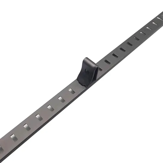 Chrome Plating Upright Channel Hanging Brackets Single Transverse Hole AA Column