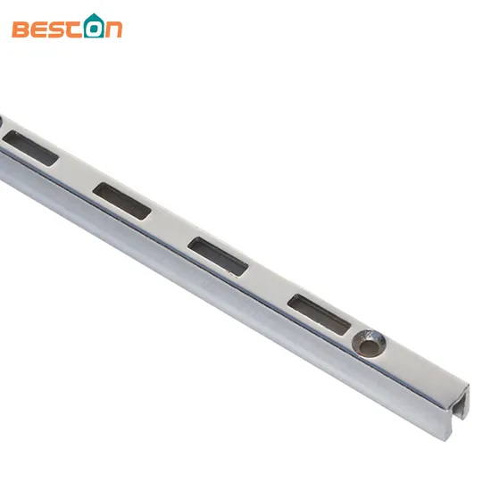 Metal AA Column Upright Single Hole Slotted Tube