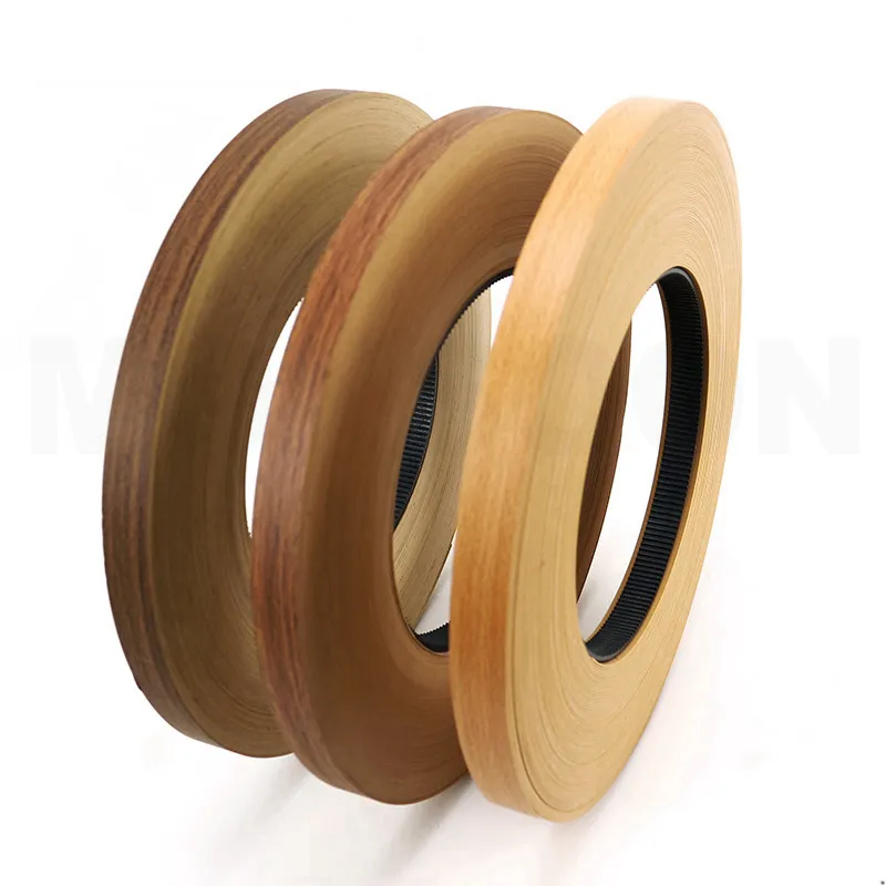 MDF Standard Wood Grain PVC Edge Banding Tape Strip Band Belt