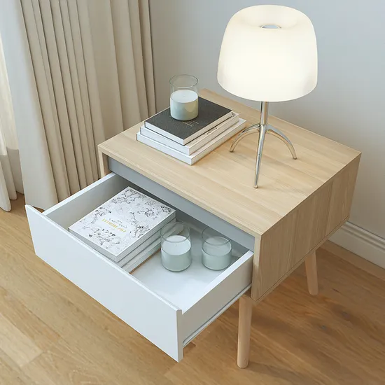 China Manufacturer Modern Bedroom Furniture Bedroom Cabinet Bedside Table