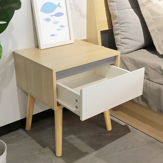 China Manufacturer Modern Bedroom Furniture Bedroom Cabinet Bedside Table