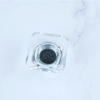 Large Squares Shape Edges Softened Knob Crystal Glass Pull Knobs Door Handles