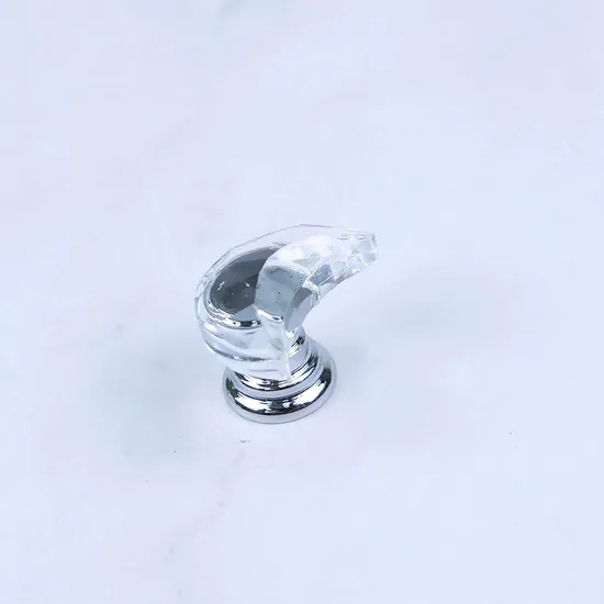 Crystal Glass Drawer Handle Zinc Alloy Crystal Door Knob Handles