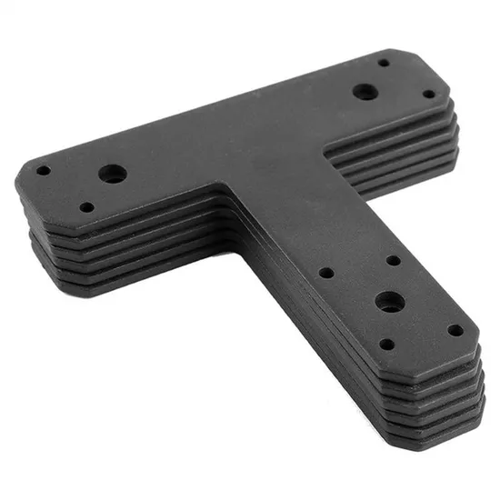 Wear-Resistant Steel Sheet Panel Matte Black Metal Connecting Bracket