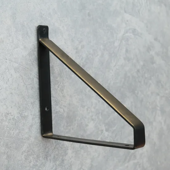 Ready Stock Wholesale Steel Metal Floating Corner Shelf Brackets