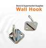 Home/Bathroom/Kitchen/Shop Hanging Clothes Chrome Plating Wall Hooks