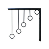 Heavy Duty Black Wall Hooks Store Display Wall Mounted Coat Rack