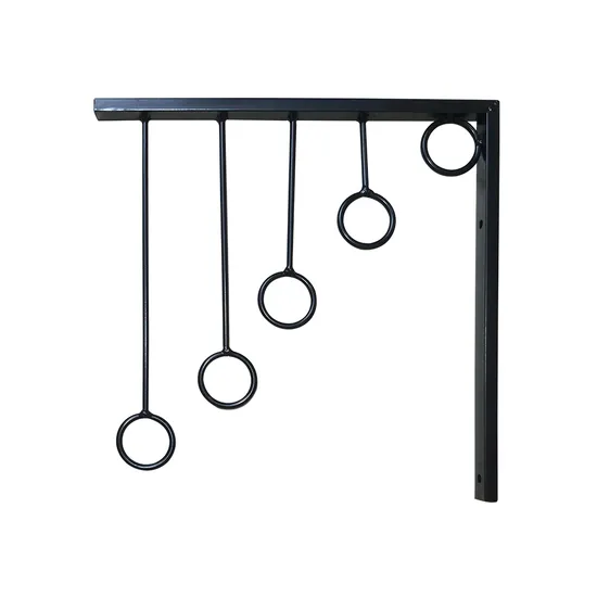 Heavy Duty Black Wall Hooks Store Display Wall Mounted Coat Rack