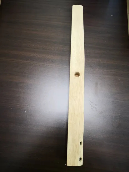 Rubber Wood Unfinished Chair Leg Solid Wood Furniture Leg