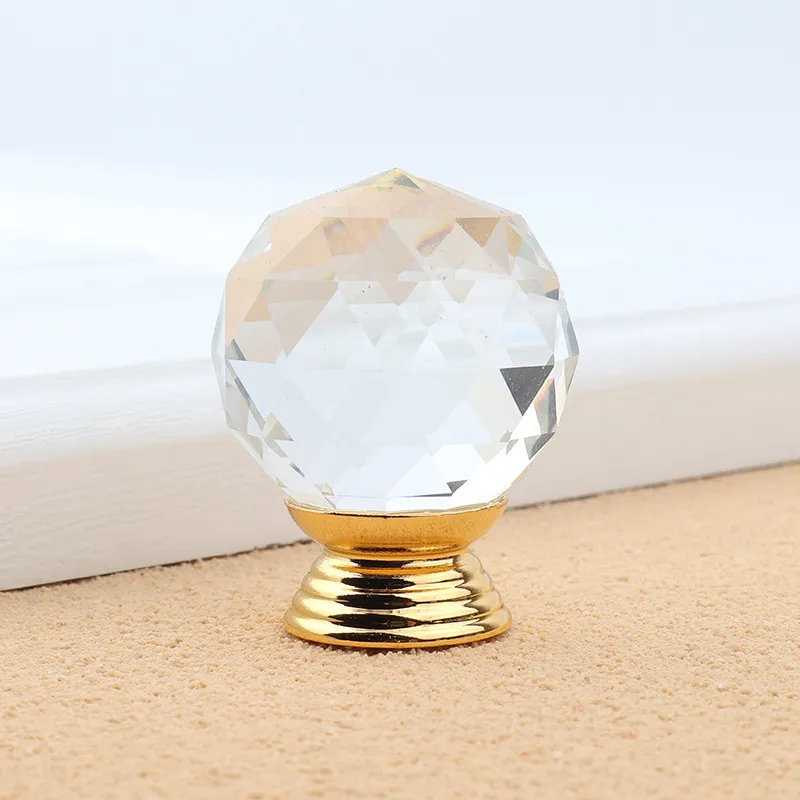 Furniture Handle Crystal Cupboard Pull Handles Cabinet Hardware Handles and Knobs