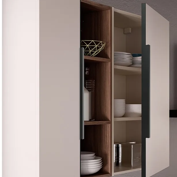 Furniture Edge Profile Handle Aluminum Kitchen Cabinet Wardrobe Door Finger Pull Handle