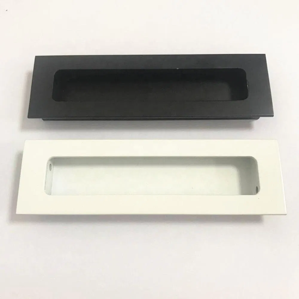 Black Matt Concealed Recessed Flush Pull Handles for Sliding Doors