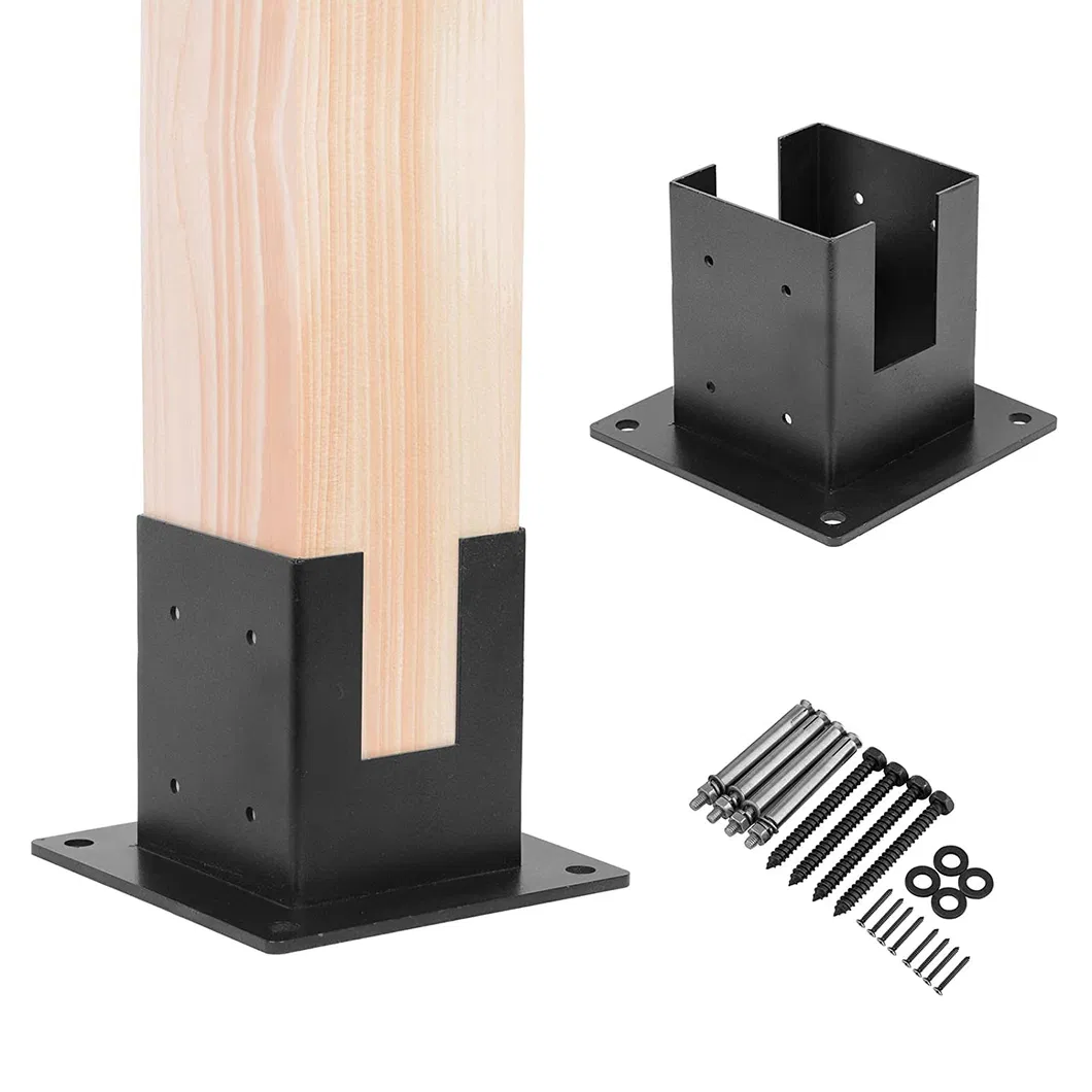 Stainless Steel 4X4 4-Way Right Angle Bracket, Pergola/Gazebo DIY Kit Hardware