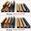 Aluminum Frame Glass Swing Door for Walk in Closet