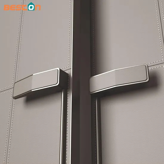 Zinc Alloy Furniture Handles New Design Leather Cabinet Wardrobe Door Handles