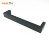 Kitchen Cabinet Drawer Stainless Steel Furniture Square Pull Black Cupboard Handles