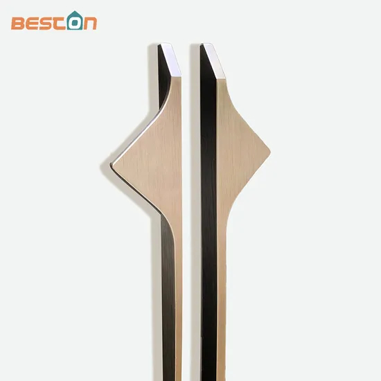 Aluminum Wardrobe Door Handle Simple Antique Gold Gray Furniture Cabinet Pull Handles