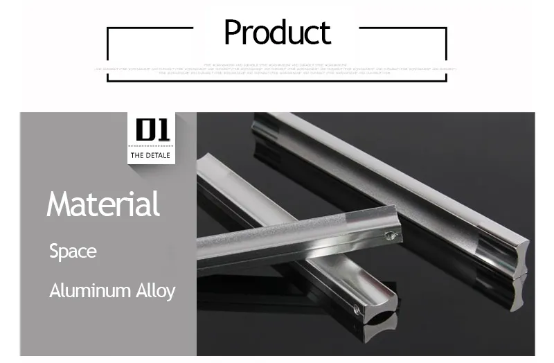 Bicolor Kitchen Cabinet Handles Drawer Pulls Aluminum Alloy Door Knobs