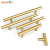 Stainless Steel Brass Gold Drawer Door T Bur Pull Handle
