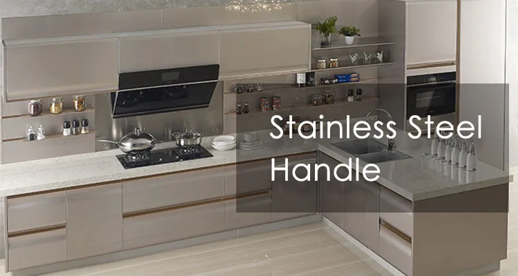 Stainless Steel Furniture Hardware Brushed Nickel Handle for Cabinet Drawer Handles