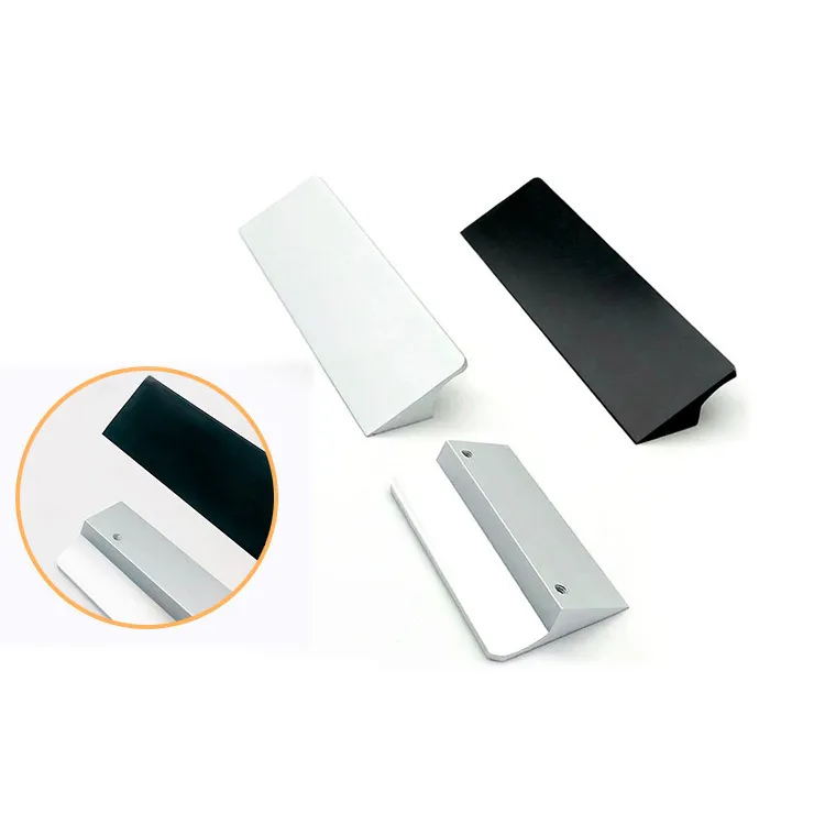 Aluminium Alloy Pulls Furniture Hardware Kitchen Cupboard Wardrobe Drawer Door Handles