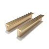 Aluminum Cupboard 7 Shape Handle Furniture Cabinet Pull Chrome Gold Long Handles