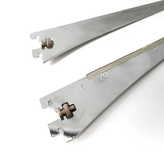 Shop Decoration Shelf Slotted Steel Brackets for Glass Support