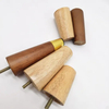 Wood Furniture Accessories Parts Legs Metal Tapered Wood Sofa Leg