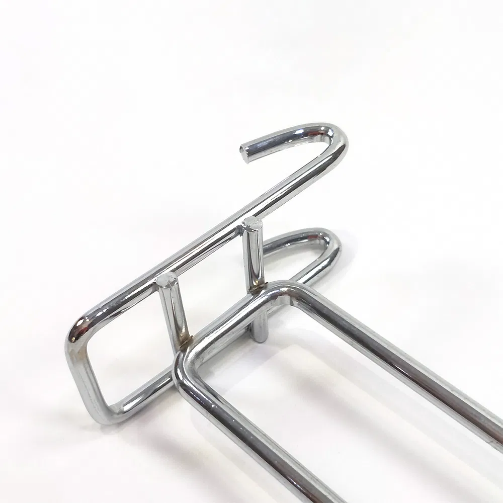 Chrome Plating Display Metal Gridwall Hook Retail Display Hooks with Price Tag