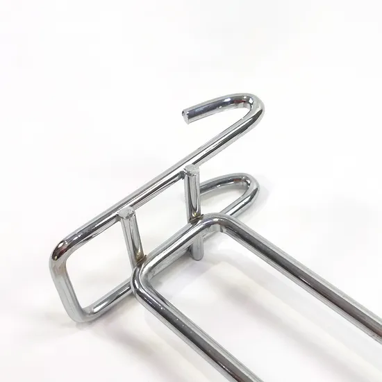 Chrome Plating Display Metal Gridwall Hook Retail Display Hooks with Price Tag