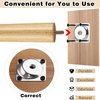 8 Pieces Table Legs Wooden Furniture Feet Tapered Table Legs